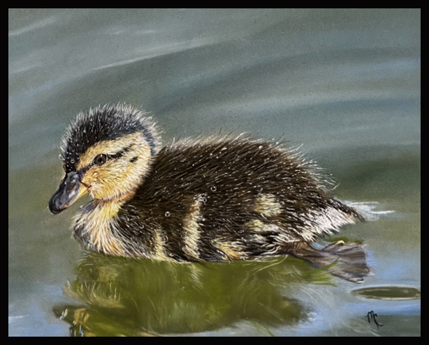 Pastel painting of